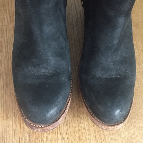 Adelante Shoe Co. Black Leather ankle Booties SZ 8 - Picture 4 of 8